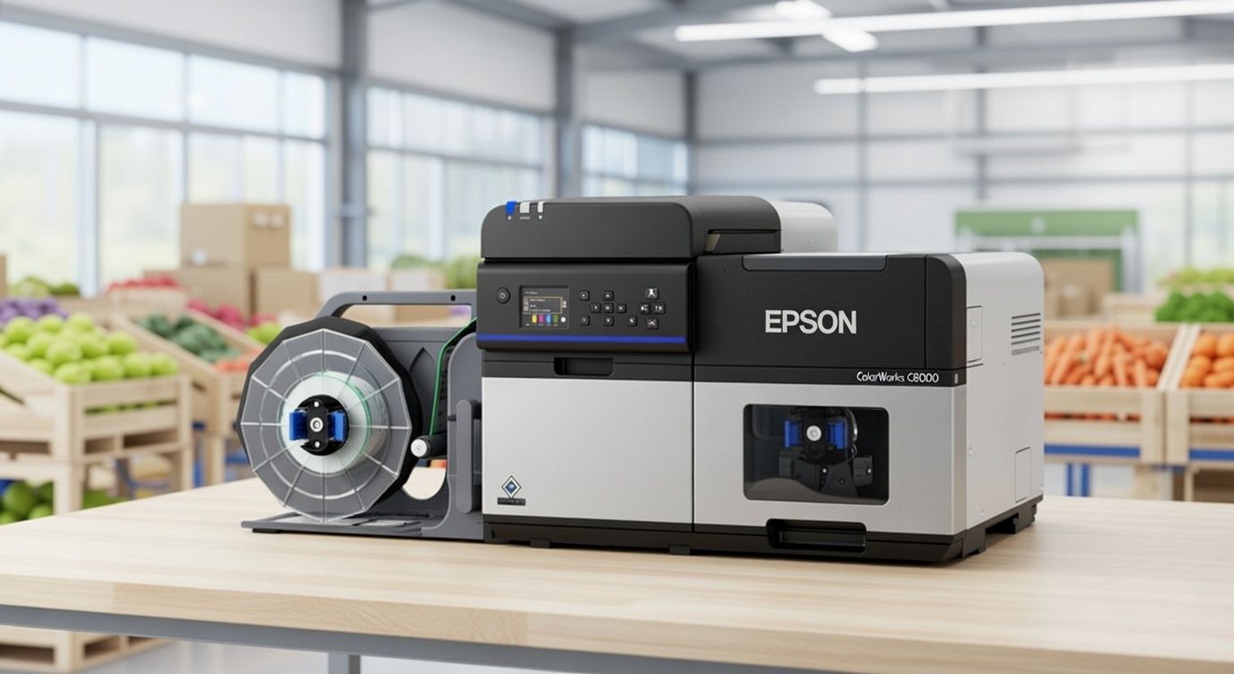 Epson ColorWorks C8000 w praktyce - idealna do etykietowania owoców i warzyw zgodnie z nowymi przepisami w Polsce