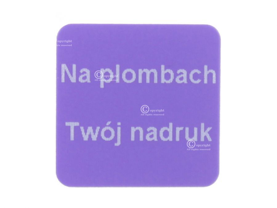 Stickery gwarancyjne purpurowy VOID