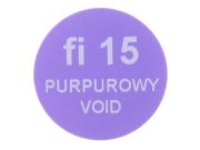 Stickery gwarancyjne okrągłe VOID purpurowy