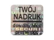 Indywidualny nadruk na stickerach holograficznych