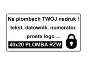 Plomby rozwarstwiające 40mm x20mm