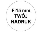 Stickery gwarancyjne łamliwe fi15mm