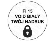 Plomby okrągłe VOID Biały fi15mm