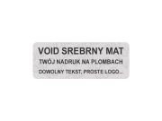 Stickery gwarancyjne VOID Srebrny Matowy