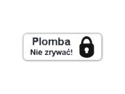 Plomby zabezpieczające VOID Biały 15x5mm