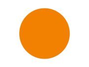 Etykiety termiczne okrągłe pomarańczowe