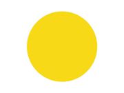 Etykiety termiczne okrągłe żółte