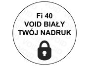 Stickery gwarancyjne VOID Biały