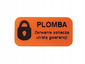 20x10 pomarańczowy open void 500 szt twój nadruk !